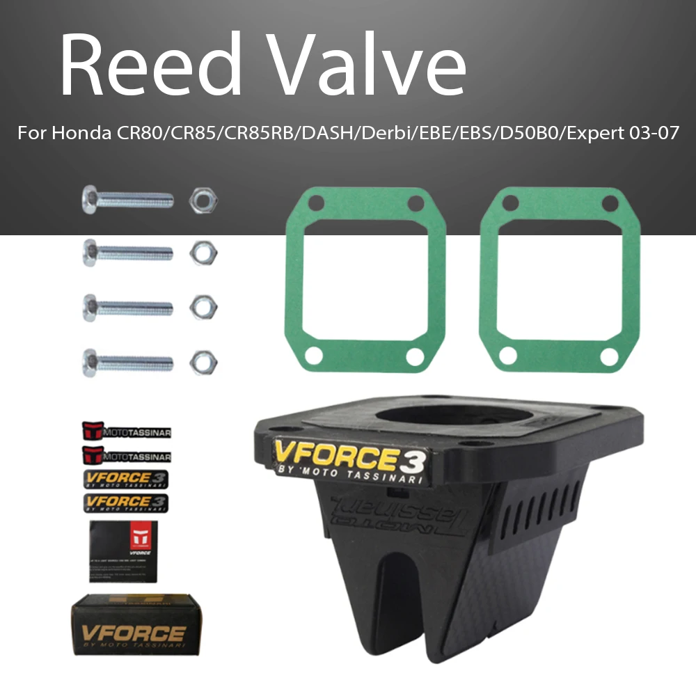 

Тростниковая система клапанов CR80 CR85 V-Force 3 V381S для V-Force Honda CR80/CR85/CR85RB/DASH/Derbi/E14/EBS/D50B0/Expert 03-07