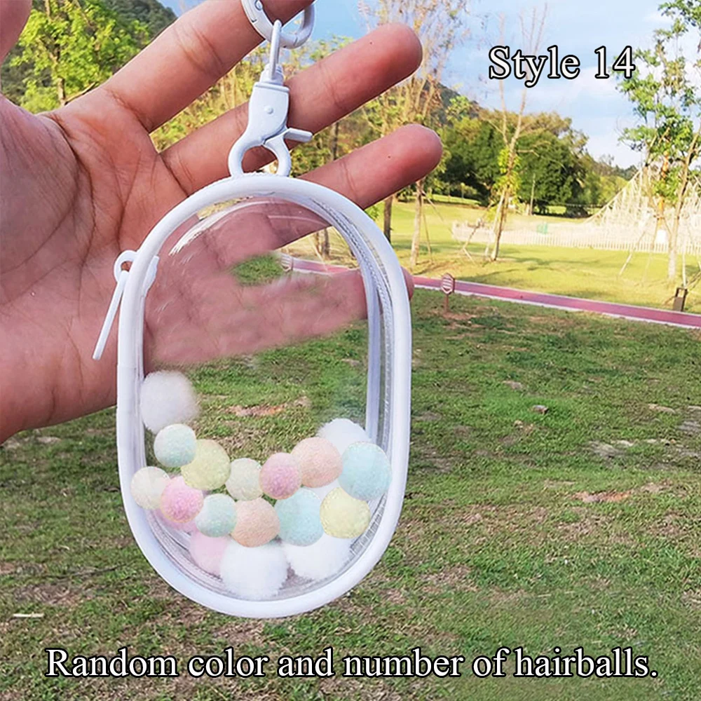 Hot Thicken Transparent PVC Mystery Box Organizer Box Keychain Bag Protect Mystery Toy Storage Case For Jasmine Bubble Doll Toy