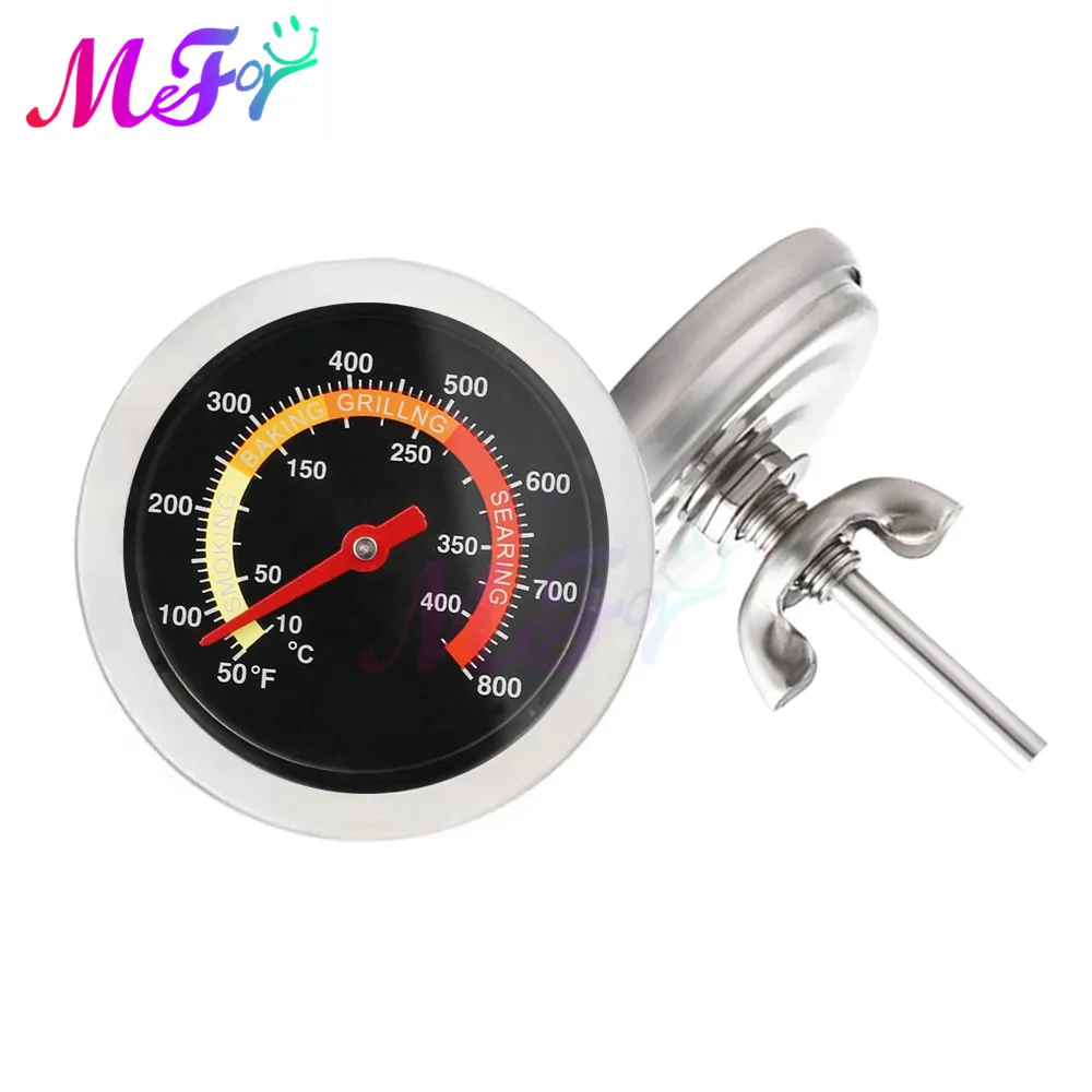 52mm 50-500 Degrees Celsius Kitchen Oven Thermometer 400℃ Pizza Stove Outdoor Grill Barbecue Meat Thermograph Bake Food Tool