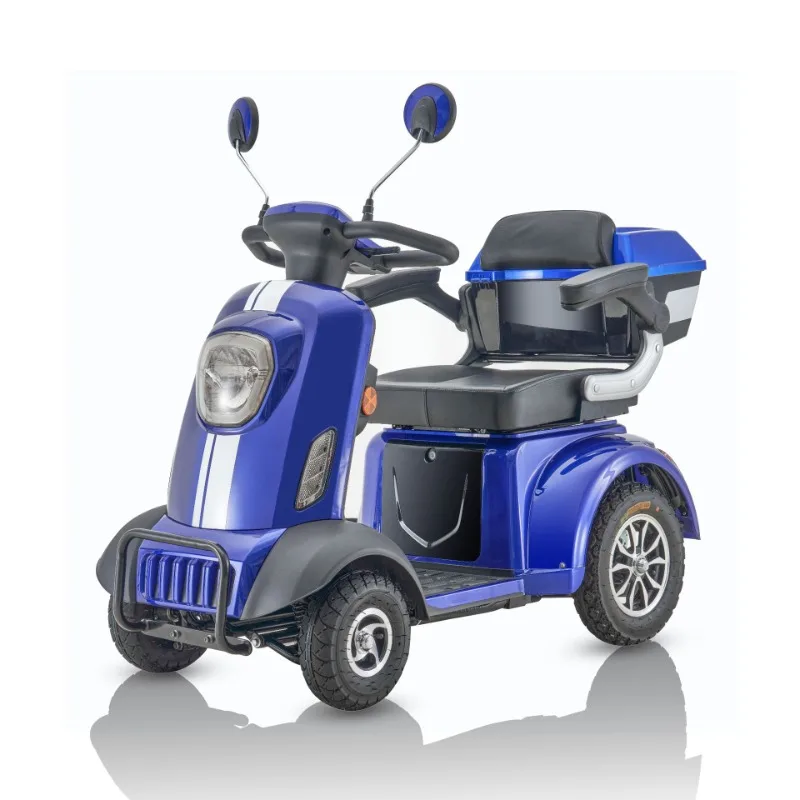 

Electric four-wheeler old man shopping for food transportation battery electromagnetic automatic brake