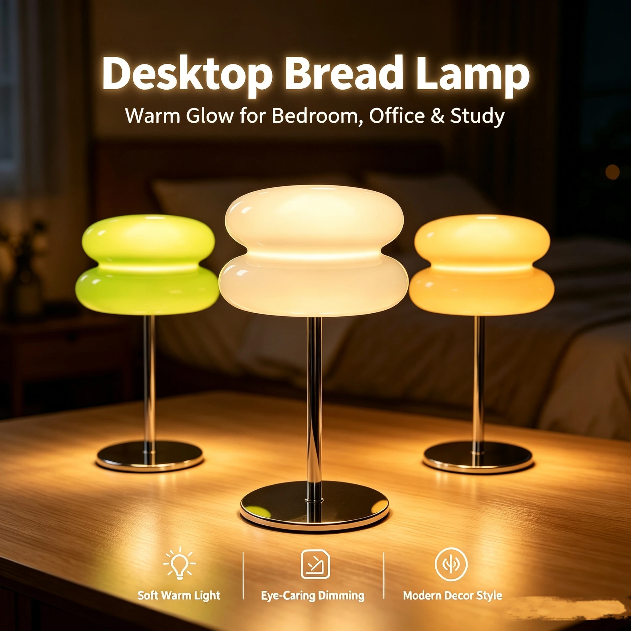 Bread Shape LED Table Lamp, US - đánh giá và giá Ambient Lighting Decor For Room