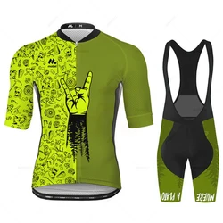 2026 New Bike Pro Team Cycling Jersey Set Men MTB Bike Clothes Summer Bicycle Clothing Maillot Culotte Conjunto Ropa Ciclismo