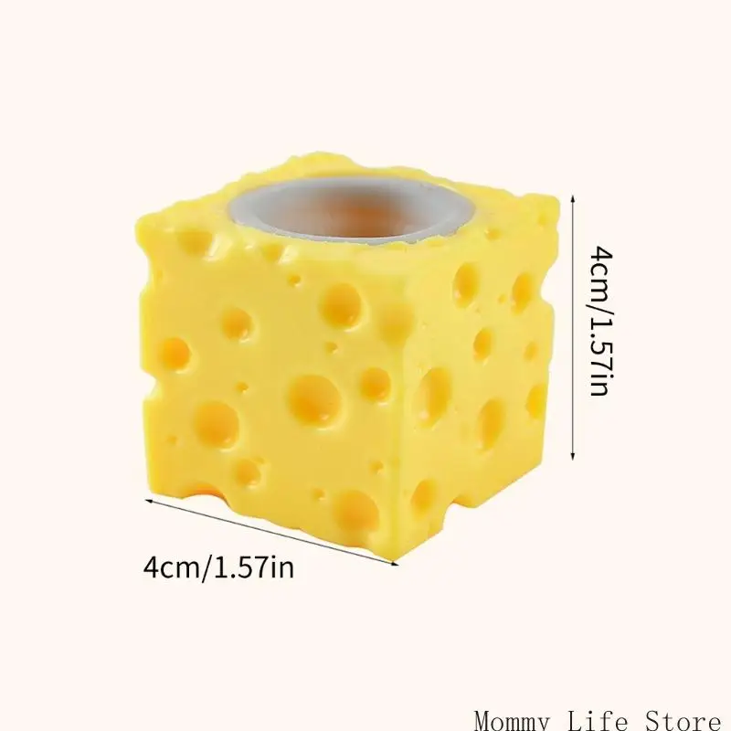 جبنة السيليكون الماوس فأر لعبة الإجهاد الإجهاد القلق الإغاثة.