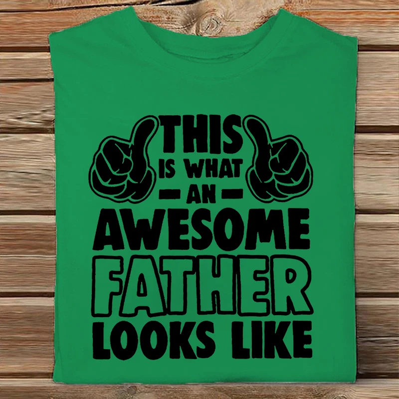 Funny Short Sleeve Printed O Neck Dad Shirt,Gifts for Dad, Father's Day Gifts