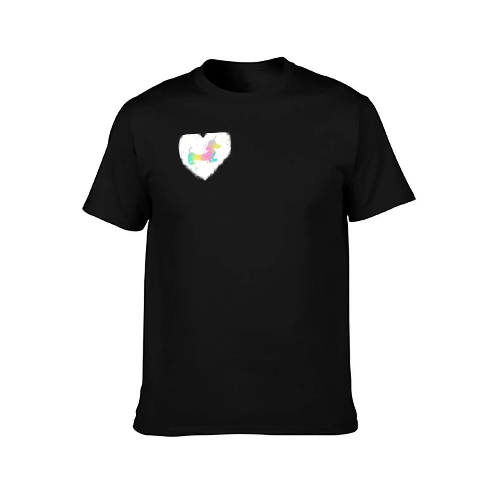 男の高級シャツ魔法のシャツデザイナー t for g man men t ダックスフントユニコーン Tシャツ男の t シャツ Tシャツ