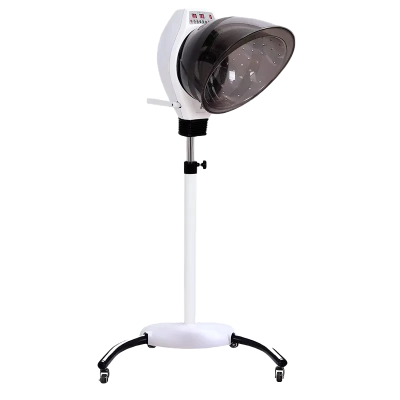 

Professional Stand-Up Bonnet Hair Dryer with Rolling Base and Wheels Multi-purpose Styling Tool for Beauty Salons Barber Shops