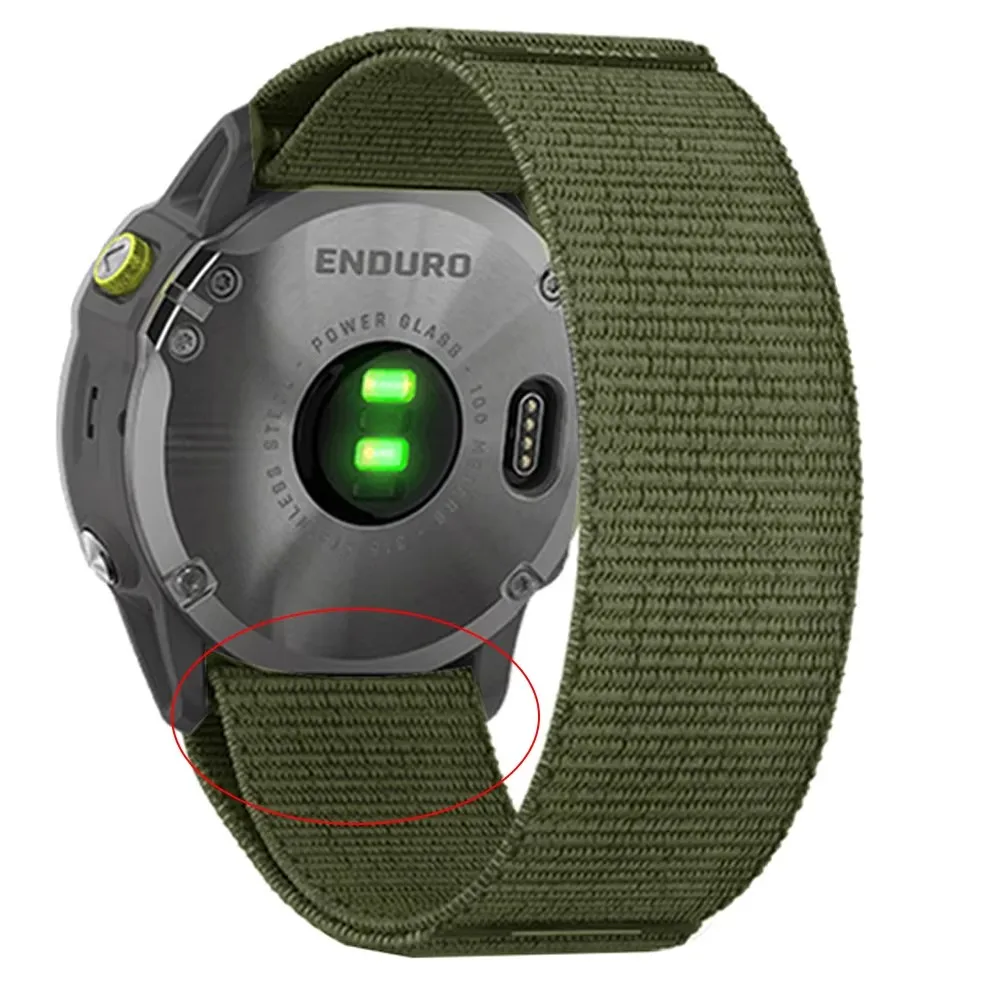 Quick Fit Trail Loop Nylon Sport gurt für Garmin Instinkt 2x22mm 26mm Vorläufer 965 935 Abstieg mk2 mk2i mk1 Armbänder Band