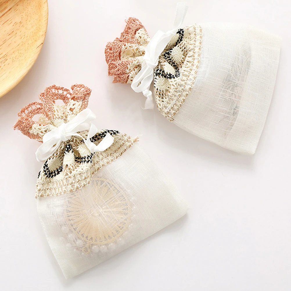 

Premium Drawstring Jewelry Bags Gauze Gift Pouches Wedding Party Favor Storage Beads Travel Business Sample Bags Christmas
