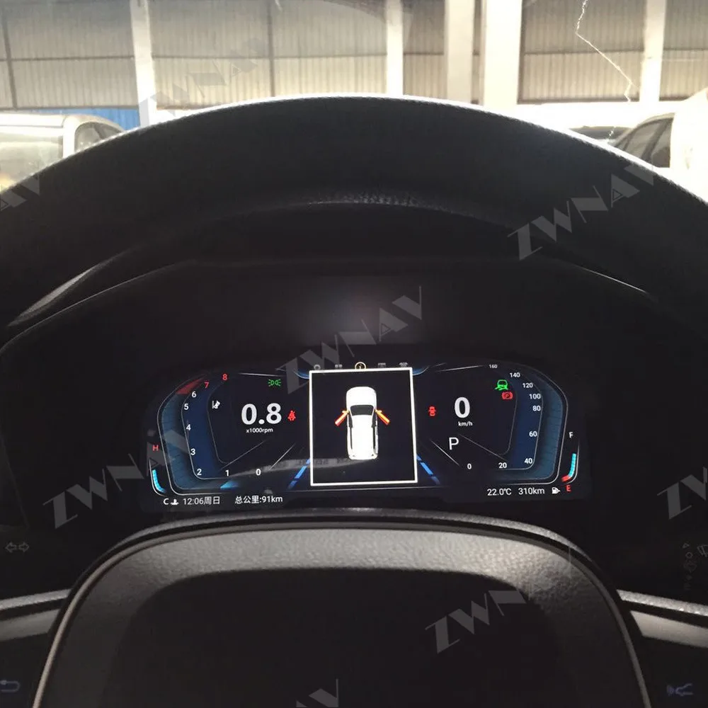 12.3'' Car LCD Digital Dashboard Cluster For TOYOTA RAV4 2020 Auto Speedometer Virtual Instrument Paneel Cockpit