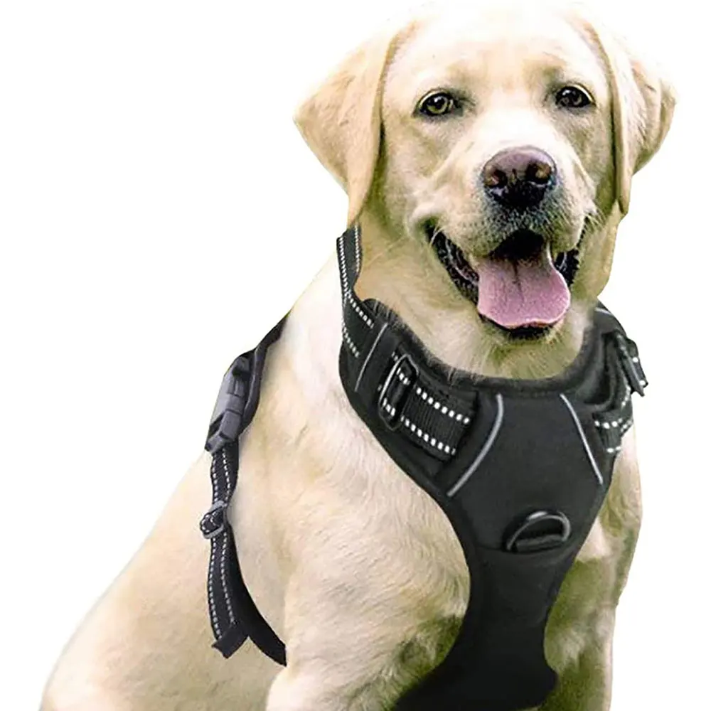 

No Pull Breathable Reflective Vest with Handle for Small and Large Dogs, Outdoor Walking Training Supplies