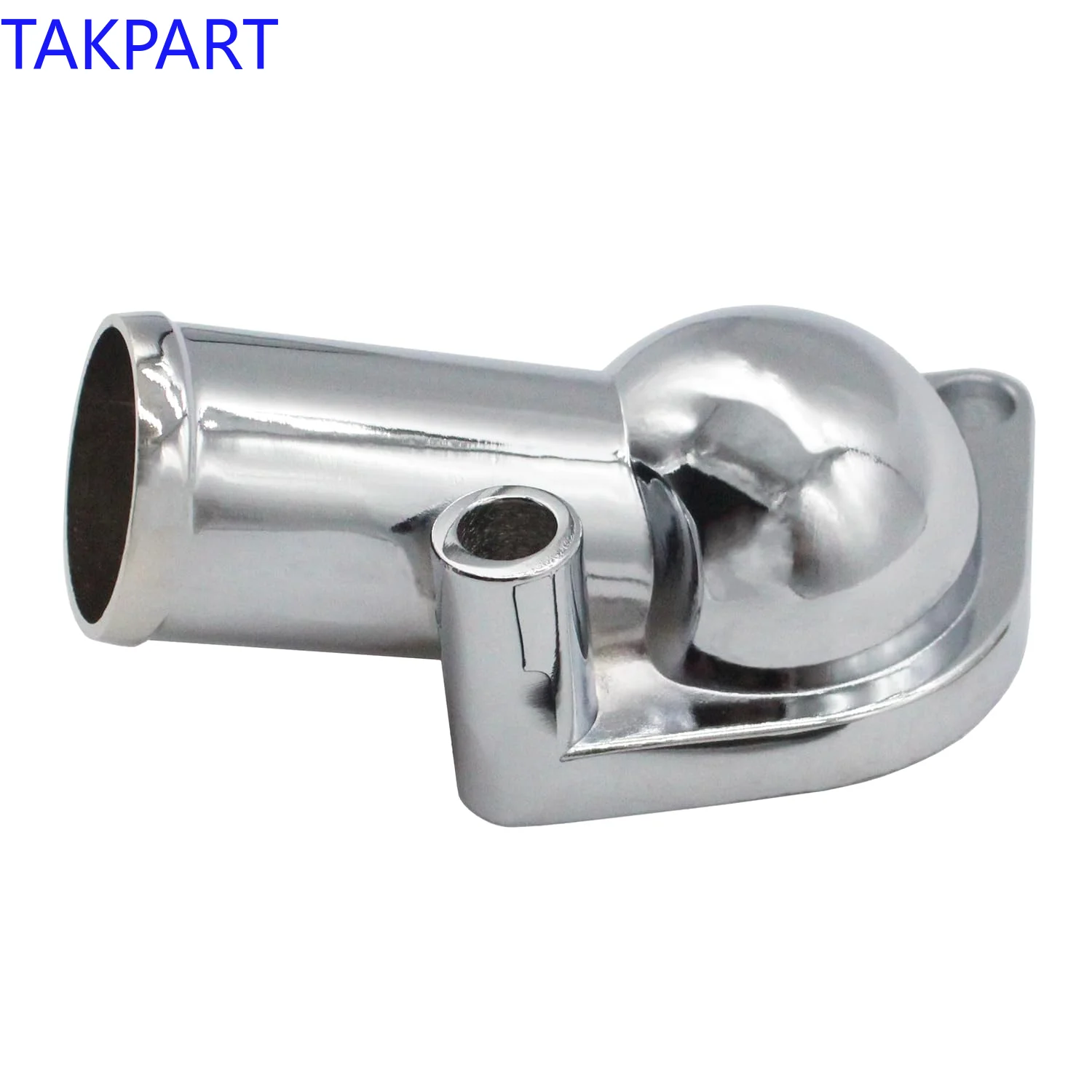 

TAKPART Chrome 15° Water Neck Thermostat Housing Fits for SBC BBC Chevy 283 302 305 327 350 383 396 427 454 502