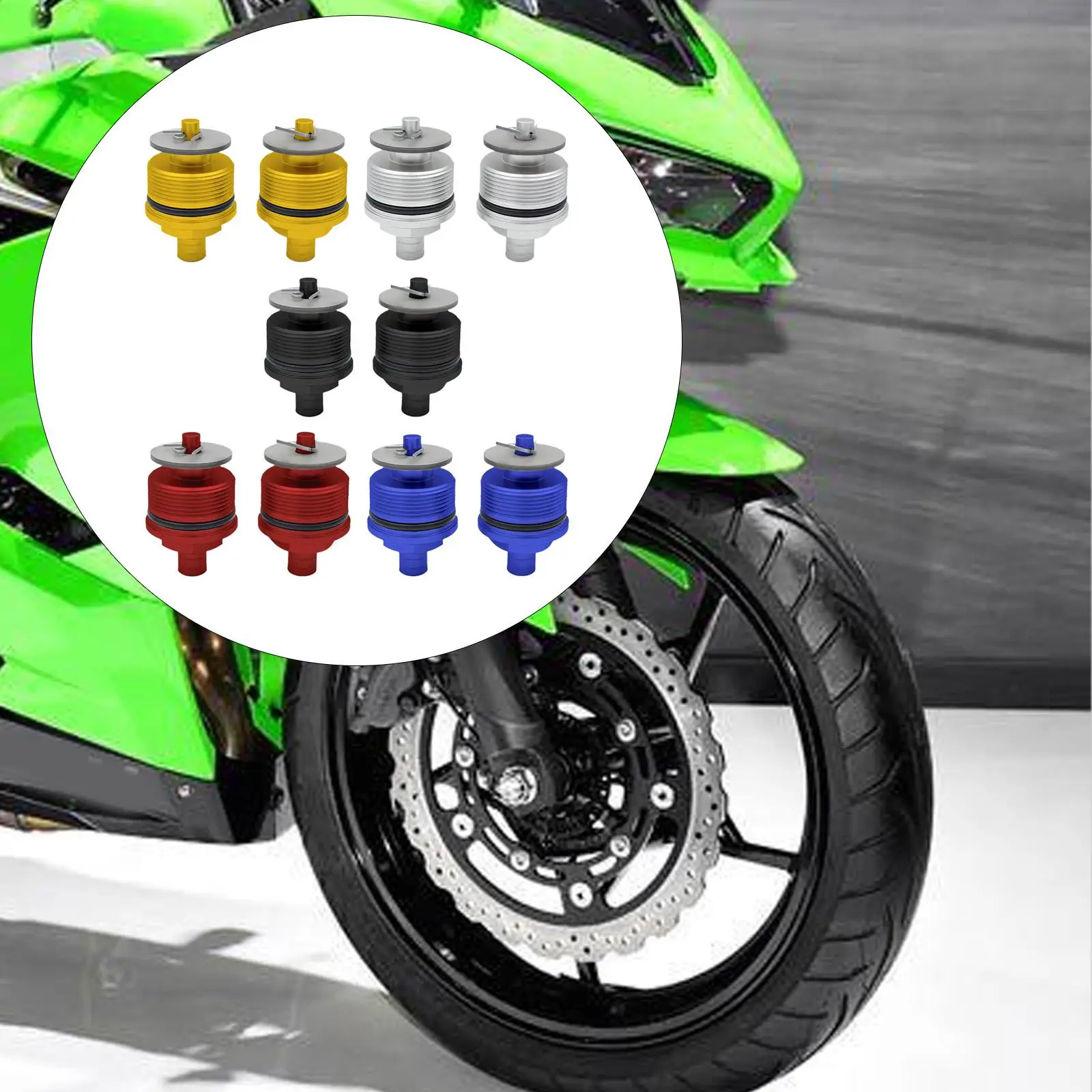 

2 шт., винты переднего амортизатора, металлические, простая установка, замена мотоцикла для CBR250 250, аксессуары