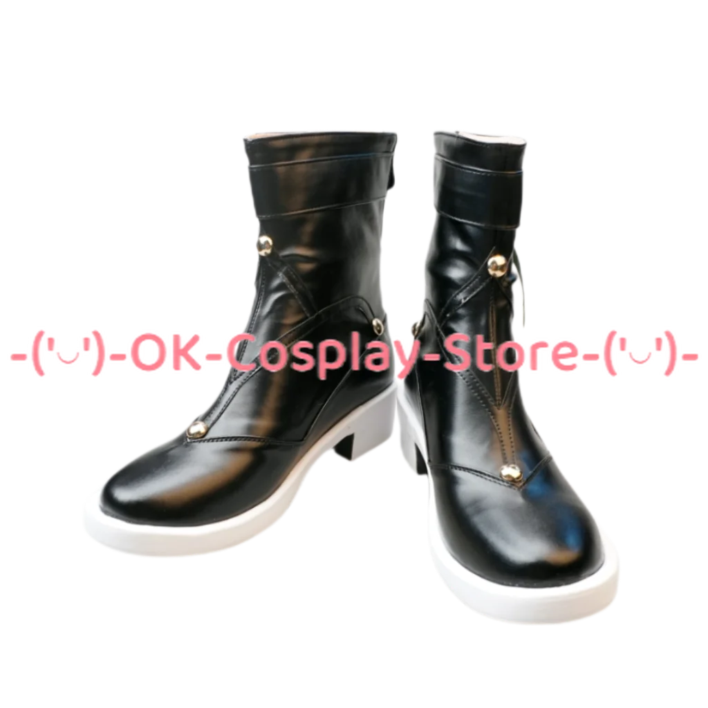 Qingque Cosplay Sapatos, Jogo Honkai: Star Rail, Botas de Carnaval de Halloween, Sapatos PU, Custom Made Props