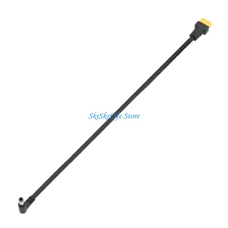 E65E XT60 Male DC5.5mm/2.5mm Male Adapter Durability XT60 To DC5.5x2.5mm Male Connectors Cable for Electronic Application