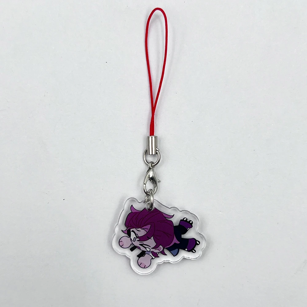Game Dead Plate Vince Rody Cosplay 2 Pcs/Set Key Chain Rope Phone Chain Keychain Couple Acrylic Keyring Bag Pendant Accessories