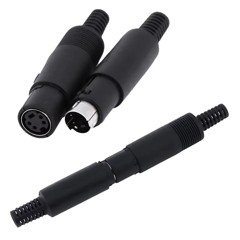 1PCS Mini DIN Stecker 3/4/5/6/7/8 PIN Chassis Kabel Montieren Männlich Weiblich Buchse 3-8Pin Schweißen Draht S Terminal Mini PS2 Stecker – Detail 3