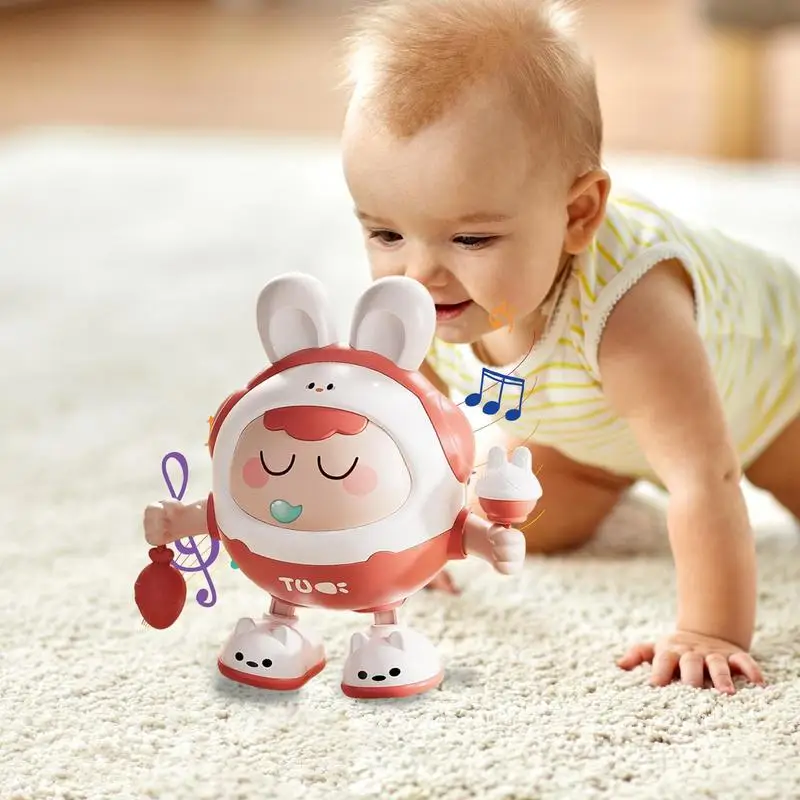 Electric Rabbit Toy Walking Bunny Toy Cute Swing Electronic Pet Toddler Interactive Toys With Sing Dance For Early Education