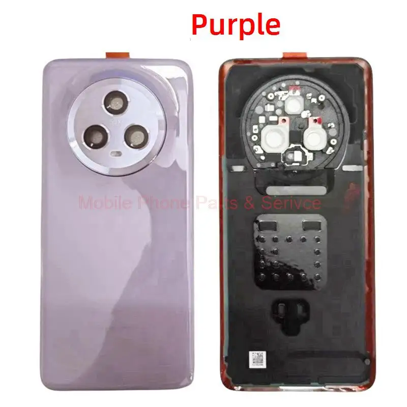For Honor Magic5 Magic 5 Back Glass Lid Housing Door Rear Battery Cover Chassis With Camera Lens Sticker Repair Parts
