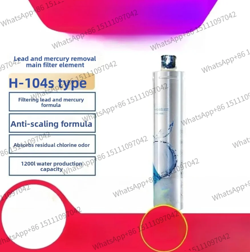 Replacement Activated Carbon Filter Compatible wlth Everpure H-104 Water Purifier Main Cartridge Household Tap Water Filter