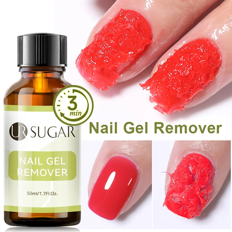 UR السكر 50 مللي سريعة جيل للأظافر البولندية إزالة مجموعة 3-5 دقائق مزيل سريع ماجيك حذف الورنيش نقع قبالة الأشعة فوق البنفسجية LED مسمار أداة فنية عدة #1