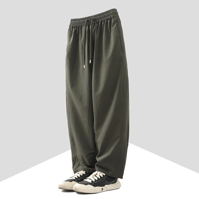 

Men's Spring Outdoor Sports Elastic Causal Pants Hiking Sweatpants Wear-resistant Men's Baggy Cargo Joggers Pants Trousers
