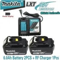 DC18RC For Makita 18V Drill Battery Charger 3A Li-ion Charger for Makita 14.4V 18V LXT BL1815 BL1860 BL1430 BL1450