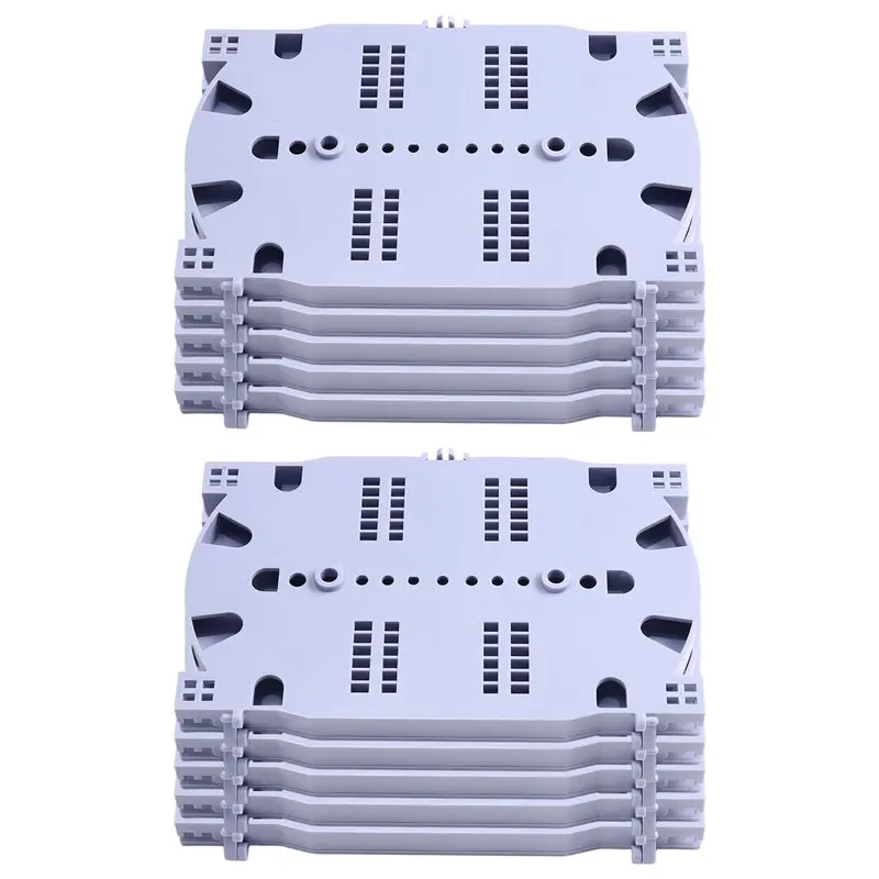 

【A69Z】FTTH лоток для сварки, 10 шт., 12 ядер, лоток для сращивания оптического волокна с крышкой, используемый в распределительной коробке с закрытием волокна