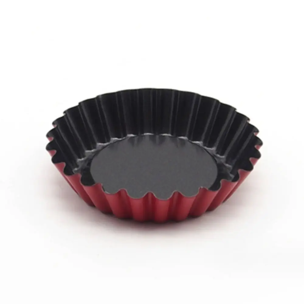 

Kitchen Baking Accessories Carbon Steel Egg Tart Molds Mini Non-stick Flan Pan Mold Creative Reusable Cake Mold Pizza Pan