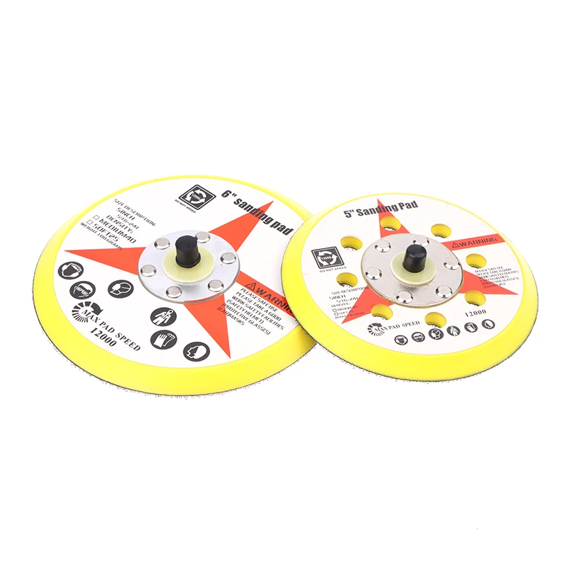 Tampone abrasivo di backup con anello a gancio per filettatura da 5/6 pollici tampone abrasivo per lucidatura levigatrice piastra di supporto smerigliatrice utensili elettrici