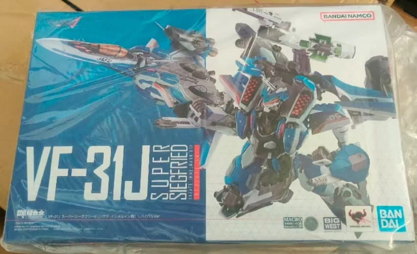 

【Оригинал】BANDAI DX Chogokin VF-31J Macross Delta Super Siegfried (Hayate Immelmann Use) Revival Ver Mecha-Complete Action Toy