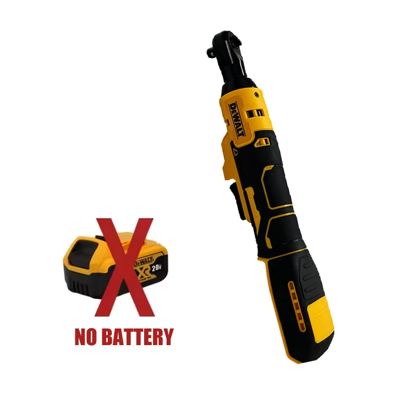 Dewalt-ブラシレス直角ラチェットレンチ,コードレスドライバー,可変速,電動工具,LED, 1/2インチ,20v