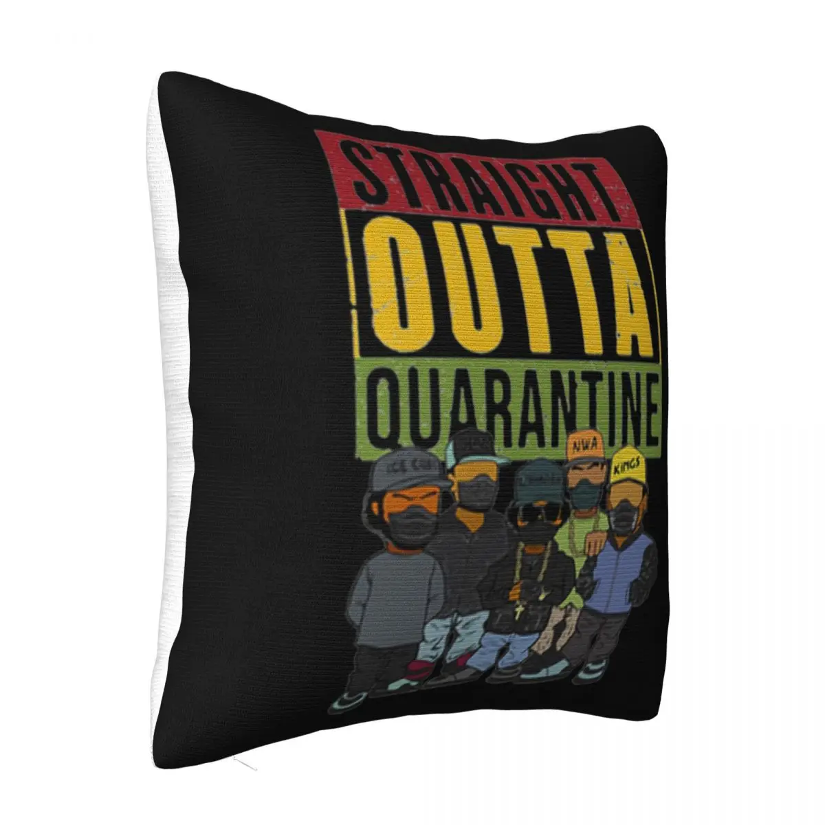 Straight Outta Quarantine Ice Cube Nwa Compton Kings Design Movie Western Style Many Colors Pillow Case