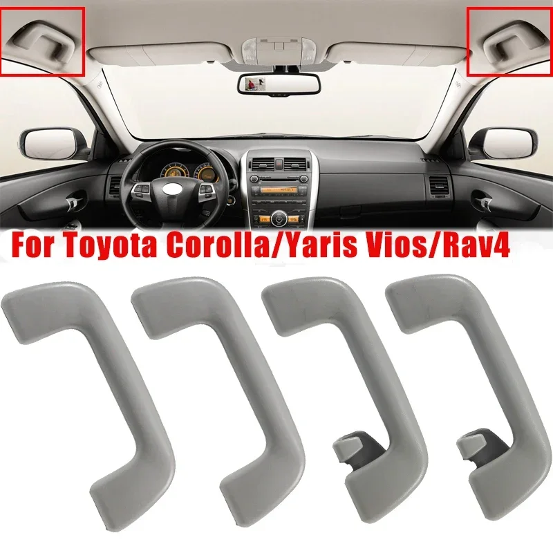 

4 шт. внутренняя ручка на крышу для Toyota Corolla /Yaris Vios 2008-2013/Rav4 2005-2012, верхний потолочный безопасный ручной подлокотник