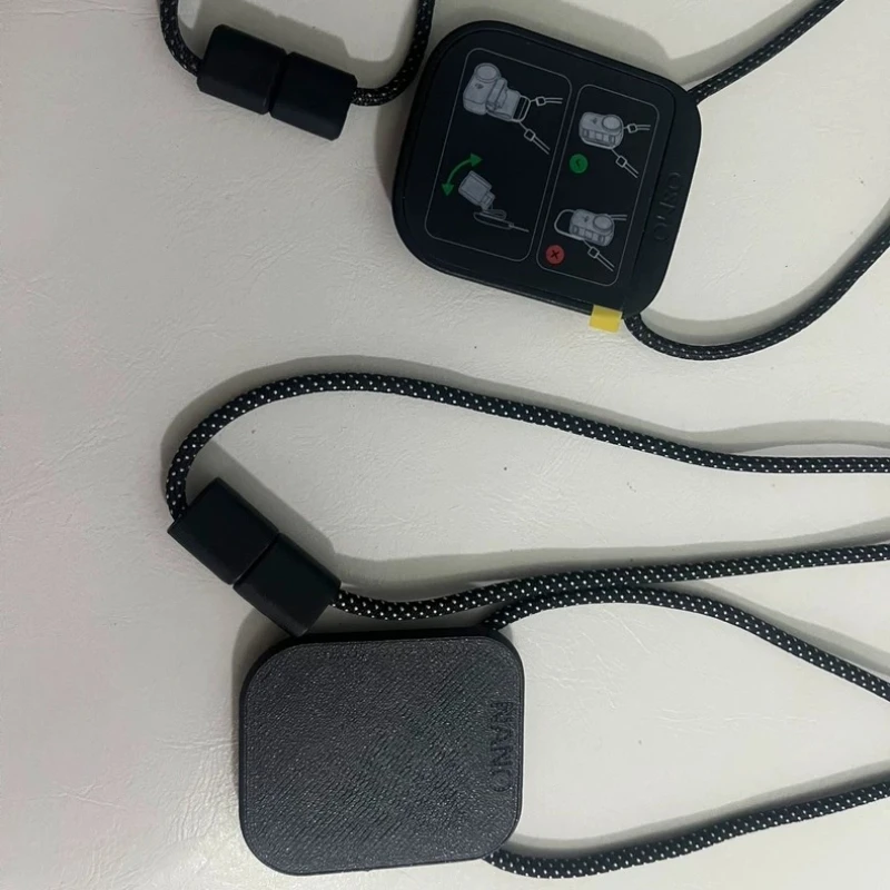 For DJI OSMO NANO Magnetic Lanyard Adjustable Neck Strap 3D Printed Mount Plate 4-Way N52 Magnets Camera POV Shooting Parts