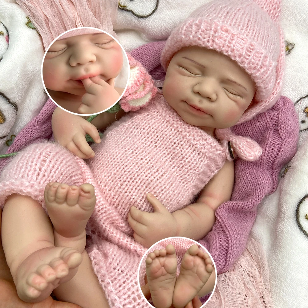 

20-дюймовый высококачественный силиконовый подарок для всего тела Reborn для маленьких мальчиков/девочек с открытым ртом Pascale для любителей кукол, реалистичный подарок на память