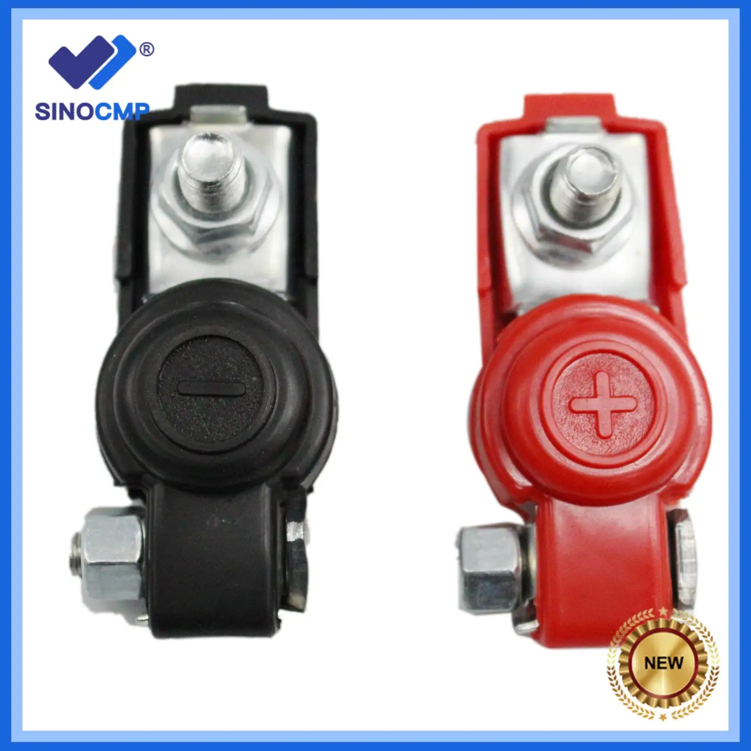 2pcs 12V/24V New Auto Car Battery Terminal Connector Battery Quick Release Battery Terminals Clamps Cap Clips Car Parts