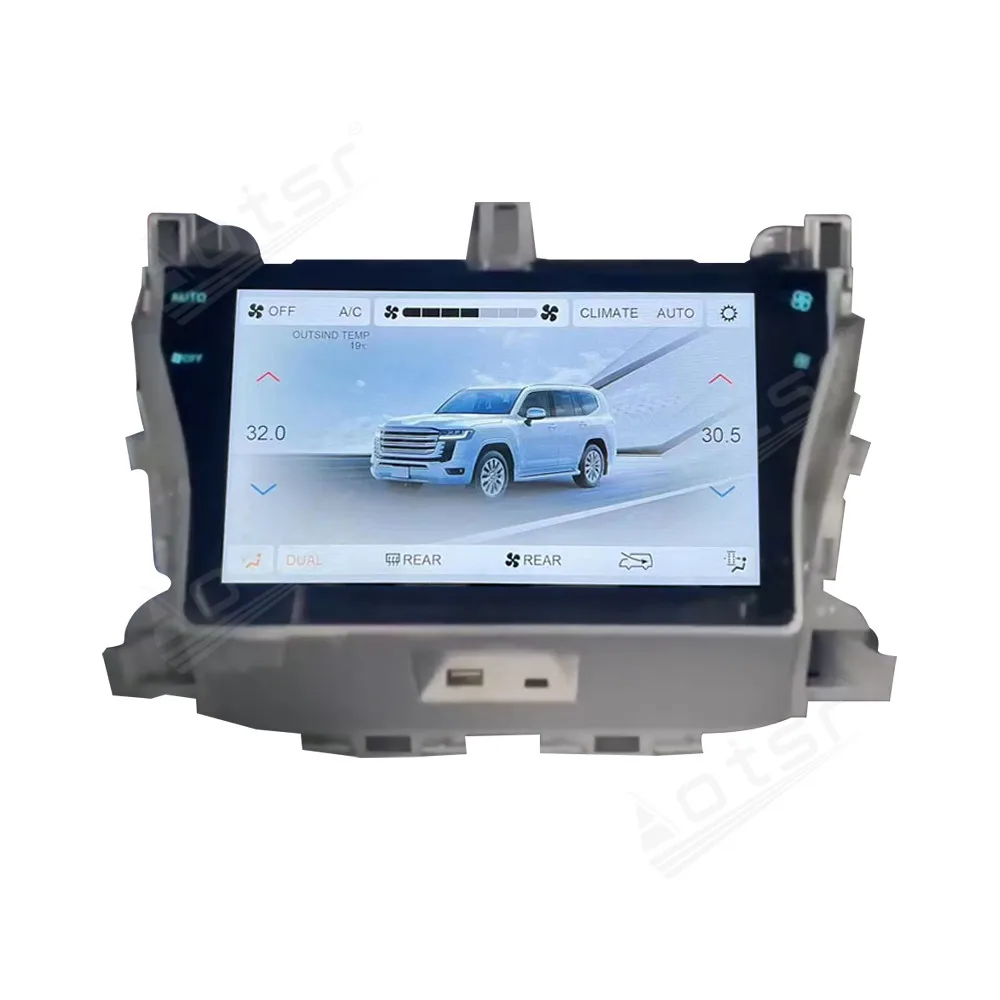 Tela LCD AC Pancel Air Touch para Toyota Cruiser LC200 2016-2020, controle de condicionamento, placa de clima