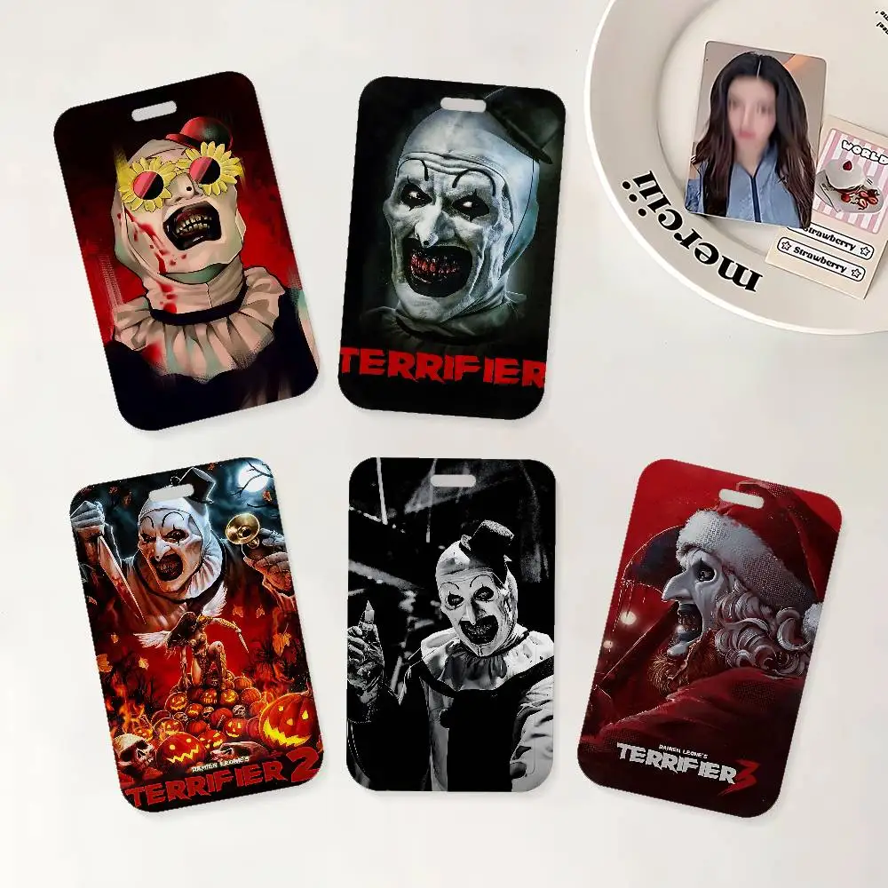 

Держатель для бейджей Movie T-Terrifiers с ремешком на шею для офиса, школы, именных карт и удостоверений