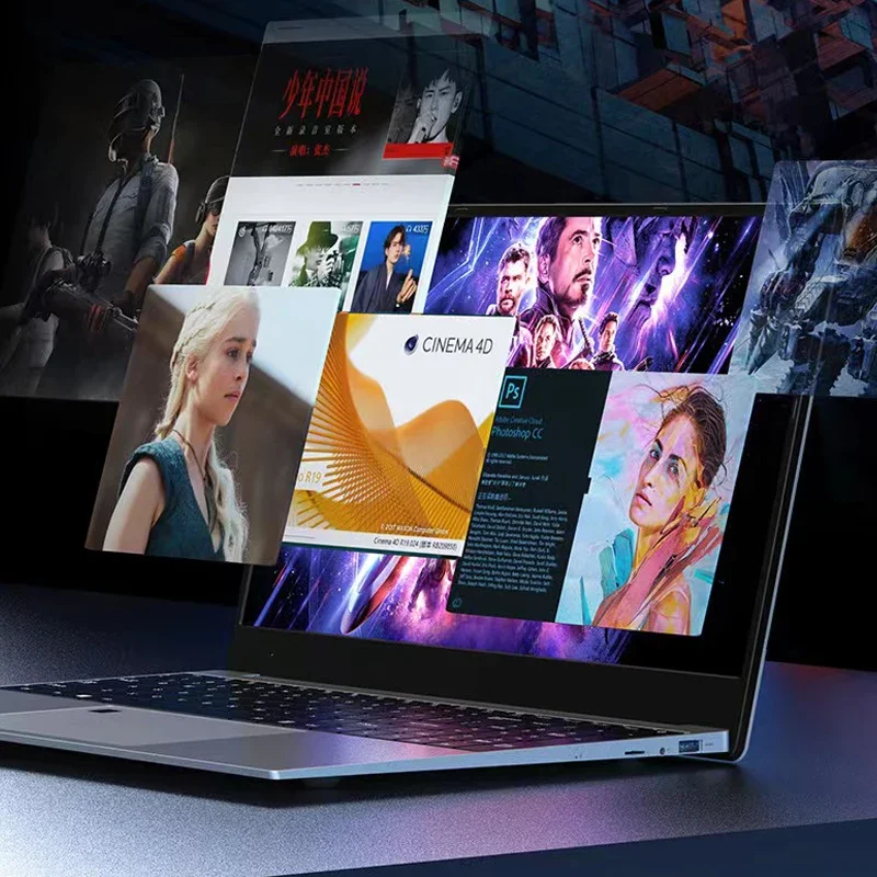 AMD Ryzen 7 2700U Laptop Threshold 15.6 بوصة كمبيوتر محمول معدني للألعاب -، ذاكرة وصول عشوائي 36 جيجابايت، 2 تيرابايت SSD، 5 جيجا واي فاي بلوتوث ويندوز 11 برو