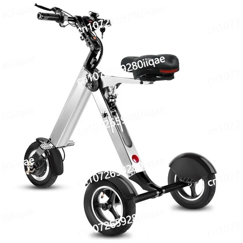 

Portable Folding Electric Tricycle Transportation Bicycle