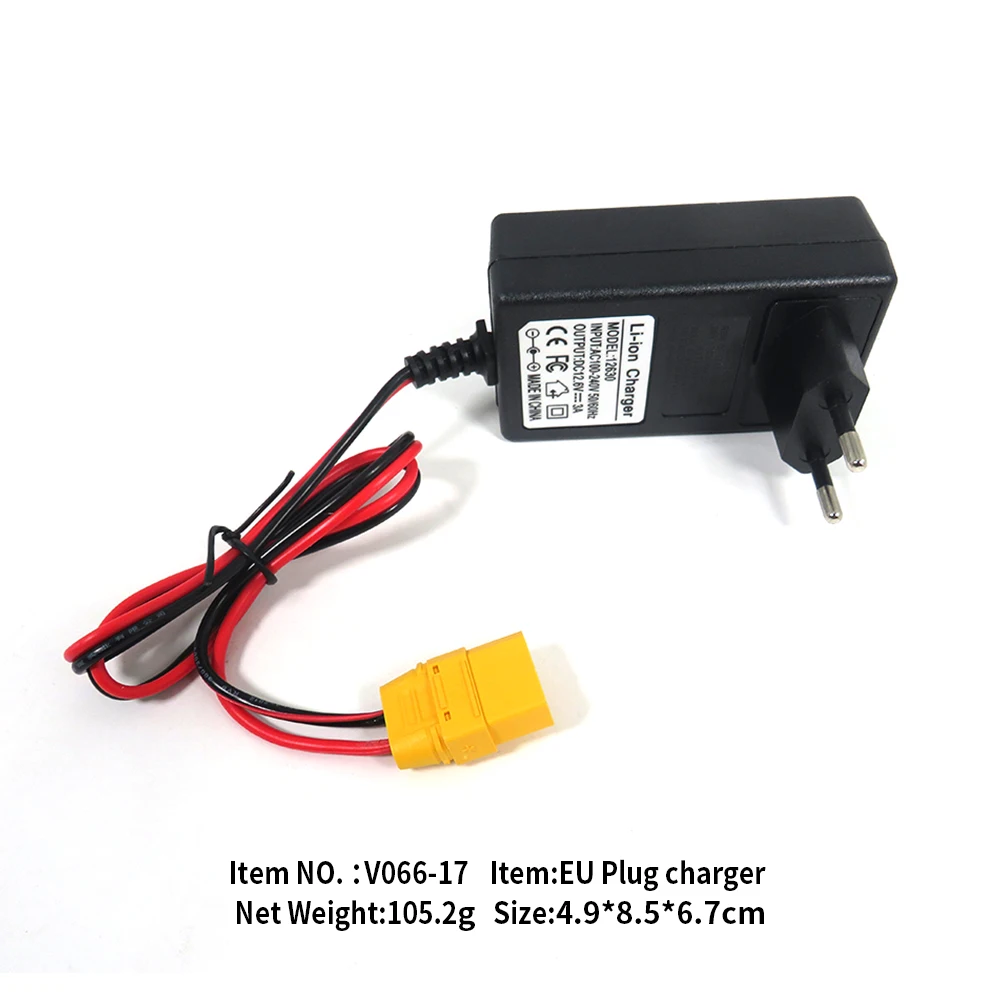 Flytec Official Original V066-17 EU Plug Charger Spare Parts For V066 12V Brushless Power RC Carp Fishing Bait Boat