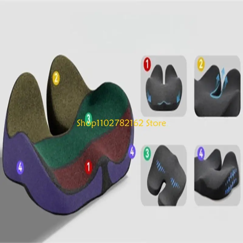 

547B утолщенная подушка сиденья из пены с эффектом памяти для комфорта автомобильного офисного кресла