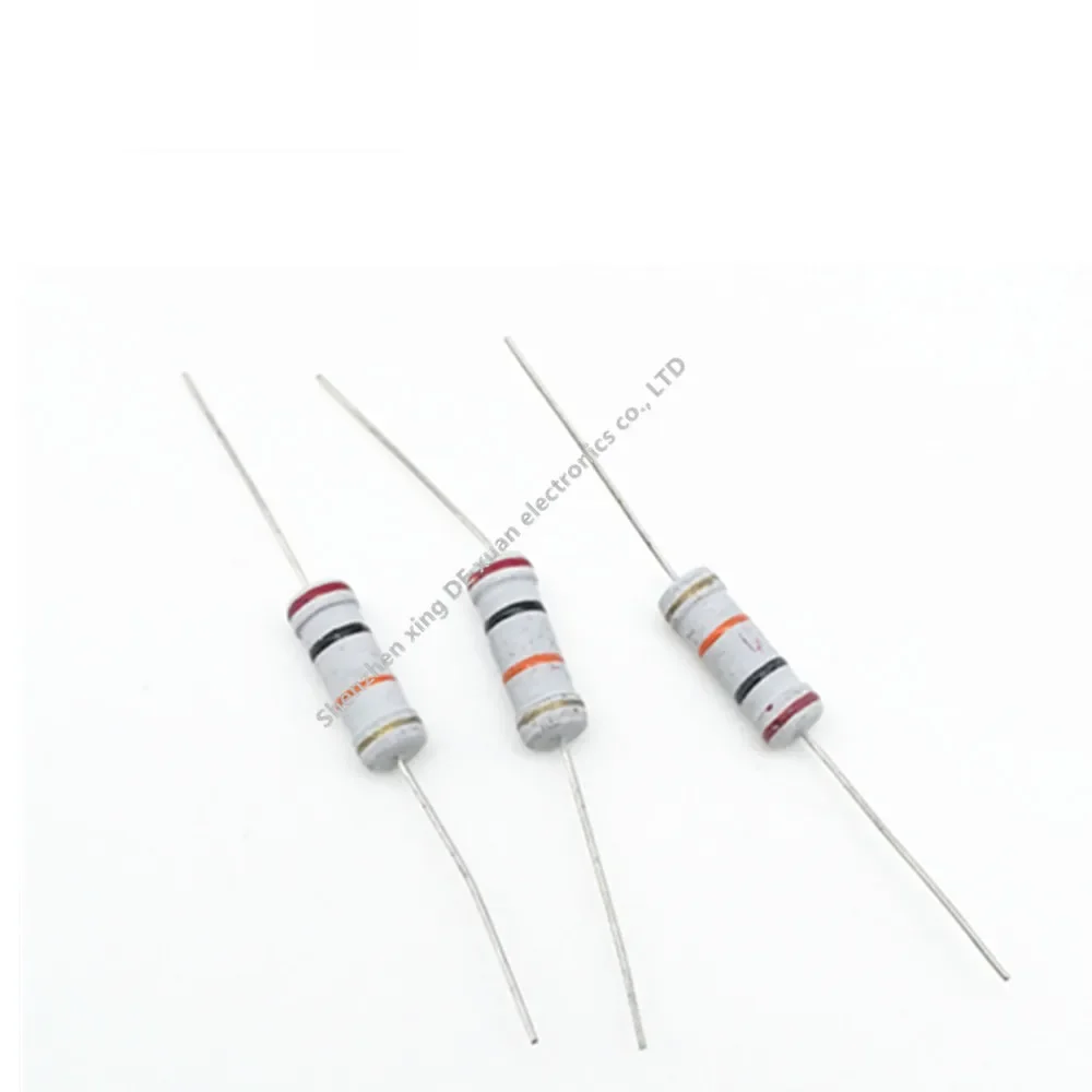 Metal Oxide Film Resistors 3W 5% 100K 120 150 180 200 220K 240 270 300 330K 360 390 430 470K 510 560 620 680 750 820 910 K R Ohm