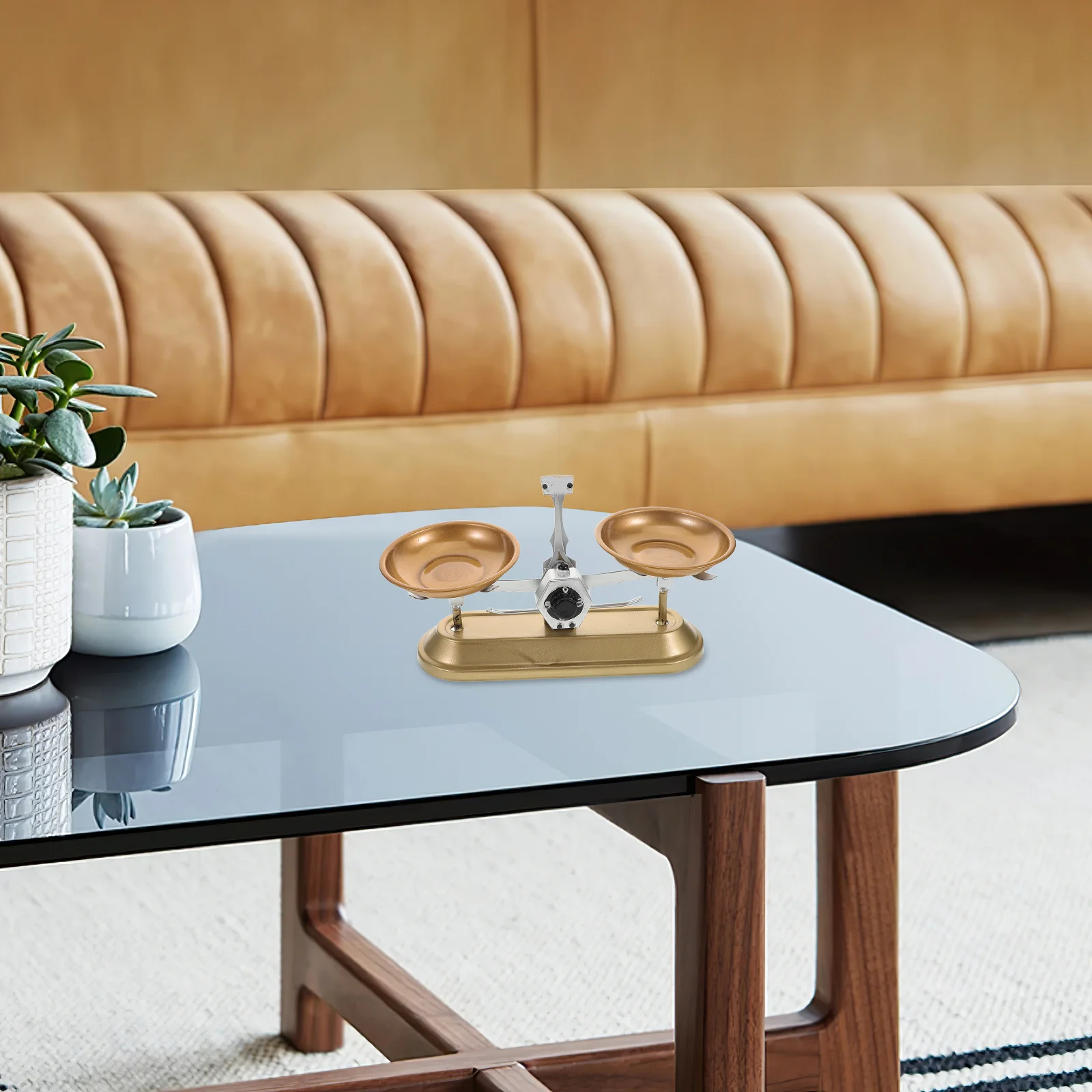 

Decorative Iron Balance Scale Vintage Style Artistic Sophistication Sturdy Material Versatile Decoration Farmhouse Modern