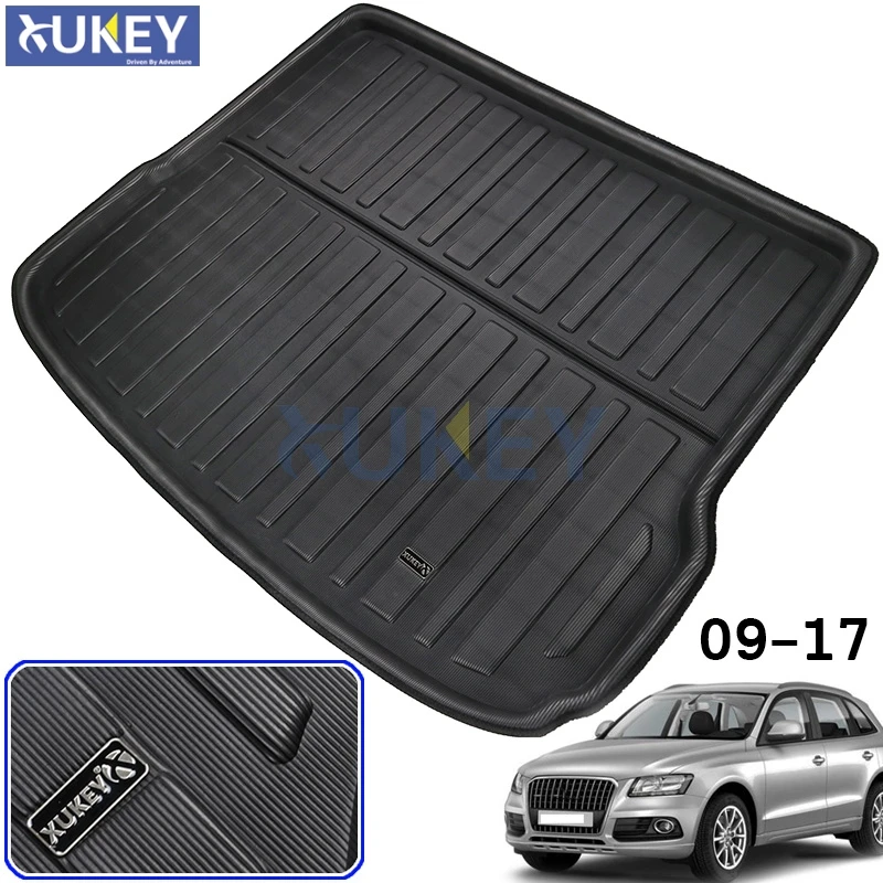 For AUDI Q5 SQ5 2008 - 2017 Rear Trunk Tray Boot Mat Cargo Liner Floor Pad Carpet 2009 2010 2011 2012 2013 2014 2015 2016