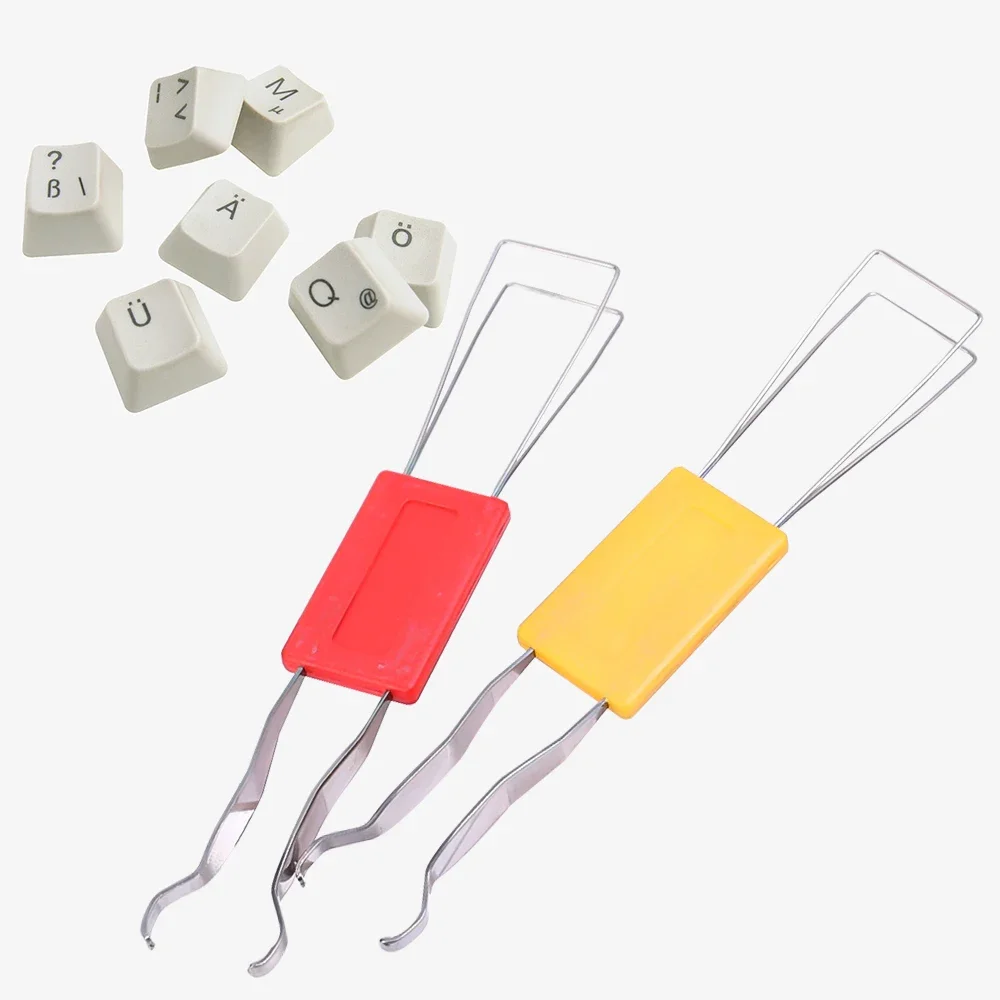 New Mechanical Keyboard Keycap Puller Remover Tool Portable Stainless Steel Key Cap Removal Replacement Repair Cleaner