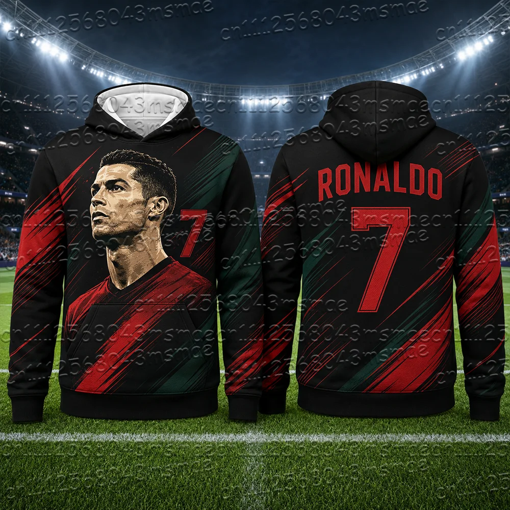 2026 Neue Sonderedition # 7 bedruckte Hoodies für Herren, Herbst, Langarm-Sweatshirt, lässiger Fußball-Pullover, Sport-Oberteile für Kinder/Erwachsene – Detail 6