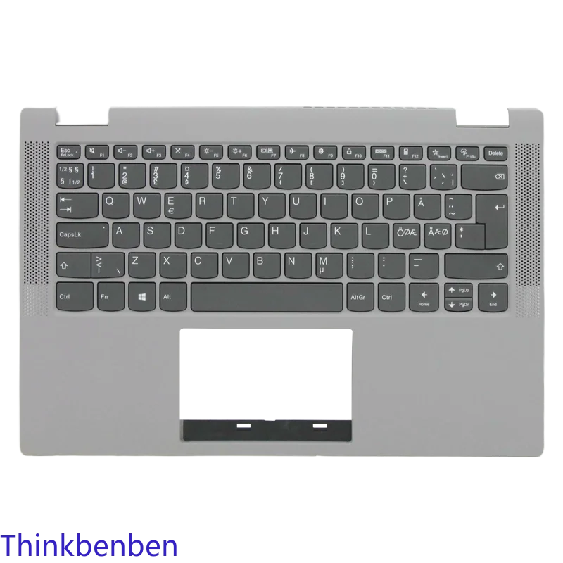 

Верхний корпус клавиатуры NDC Nordic Platinum Grey с подставкой для рук для Lenovo Flex 5 14ALC05 14ARE05 14IIL05 14ITL05 5CB0Y85352