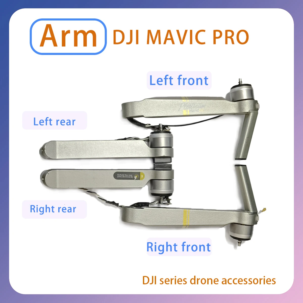 

Original Mavic Pro Platinum Edition drone left right front rear power arm rotation suitable for DJI aircraft maintenance parts