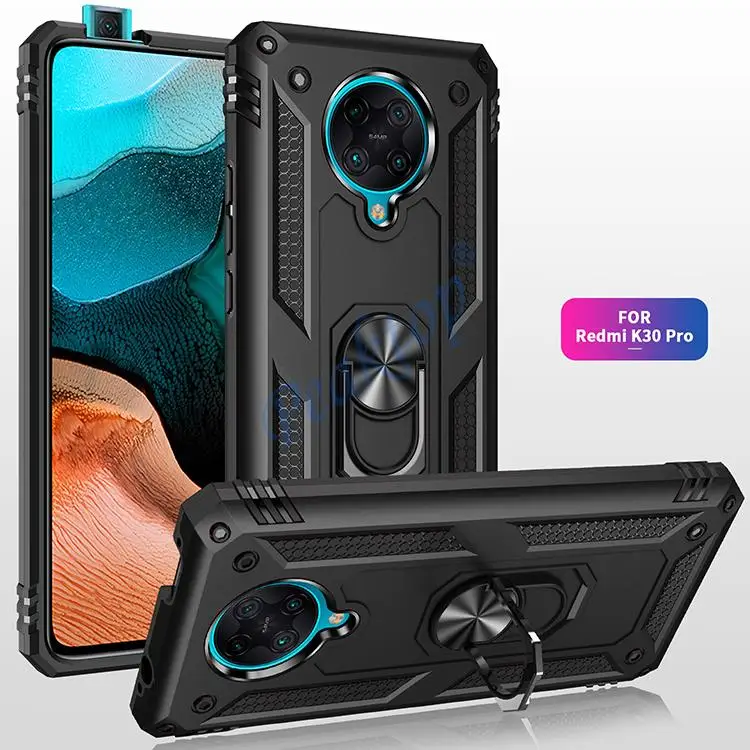 for POCO F2 Pro Case for Phone POCO F 2 Pro Case Shockproof Armor Rugged Military Protective Car Holder Magnetic Cover